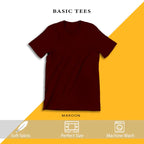 MEN Pack of 3 plain Half Sleeves T-Shirt